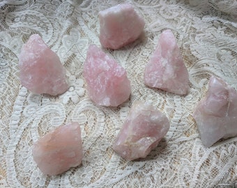Rose quartz Chunks Large