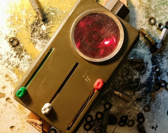 Vintage Wietek military hand coding torch flashing light