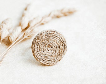 Hemp ring, eco friendly jewelry, rustic ring, unique jewelry