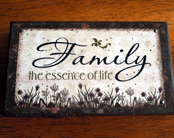 Family Quote Block (QB104-BR)