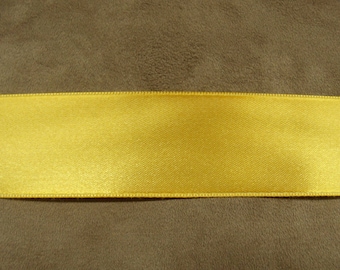 SATIN Ribbon - 4 cm - mustard yellow