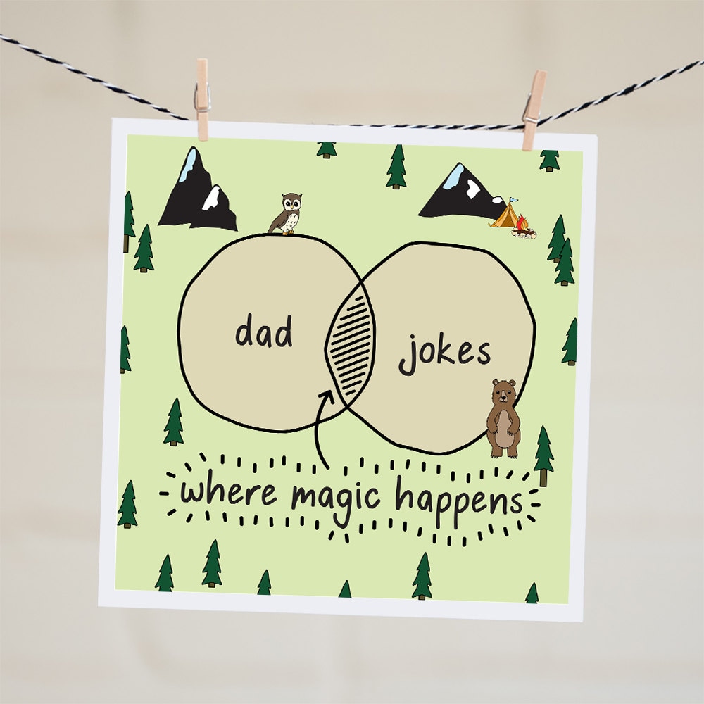 Dad Jokes Card Funny Father's Day Card Funny Card for