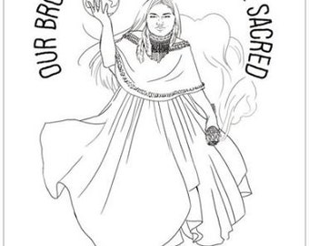 Our Brown Bodies and Lives are Sacred Poster