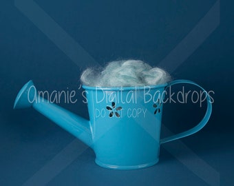 Set of Three Watering Cans Digital Backdrops