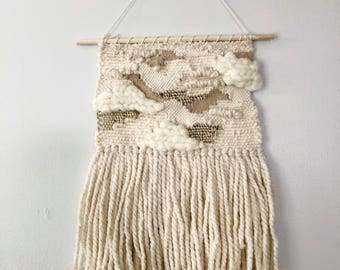 Woven Wall Hanging in Neutral Shades