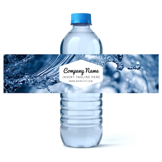 Water Bottle Label Design 2