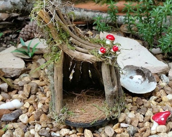 Fairy Garden House, Fairy Garden House, Fairy House, Terrarium House, Gnome House, Terrarium Kit, Miniature Fairy House, Fairy Garden Home