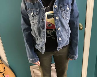 Up Cycled Vintage Denim Jacket