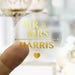 Personalized Gold Foil Wedding Labels, Personalized Sticker Labels, Wedding Sticker, #12