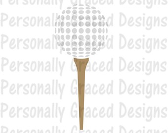 SVG, DXF, EPS Cut file Golf Ball svg, Golf Tee Svg, Golfing Design, silhouette cut file, cameo file, Cricut File, Instant Download, Golfer
