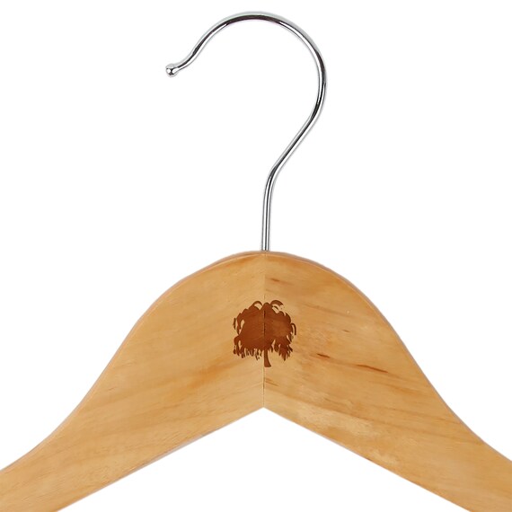 Weeping Willow Maple Clothes Hangers Wooden Suit Hanger