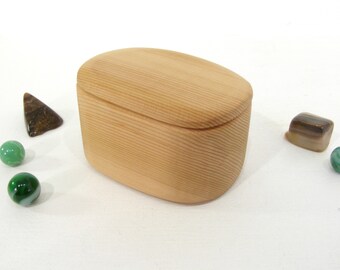 Cedar Wood Small Box, engagement ring box, proposal box, presentation box, wedding ring box, earring box, eco gift box, guitar pick box