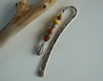 Ethnic bookmark Murano bead