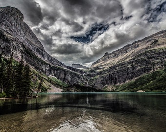 GRINNELL LAKE GLACIER national park montana wilderness water
