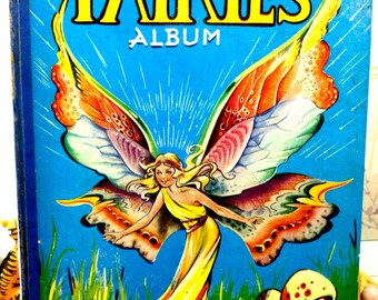 Vintage Fairy Story Book Dated 1957 Fairies Album Stories for The Young Folk by Gerald G. Swan Comic Annual Scarce