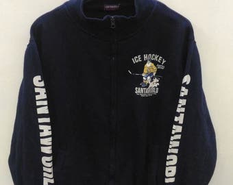 Vintage Ice Hockey Santa & Gypsy Santa World Jacket