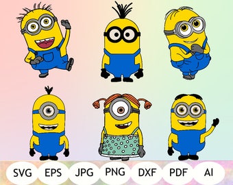Minions SVG, Minions Clipart, Minions Printable, Digital Item