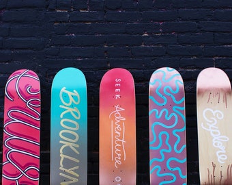 Create Your Own Custom Skateboard Deck