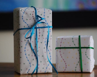 Leaf Trail Recycled Paper Gift wrap