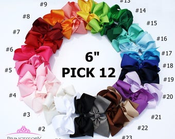 large hair bows - boutique hair bows - big hair bows - Hair Bows for toddlers - baby hair bows - hair bows for girls - hair bows for babies