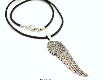 Angel Wing Necklace Set of 2/ Made to order/ Best Friend Gifts/ Couples Gift Idea/ Choice of Cords/ Customizable/ Love & Friendship