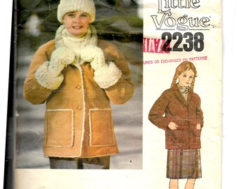 Vogue Girl's Coat Pattern 2238