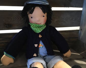 Handmade waldorf styled doll