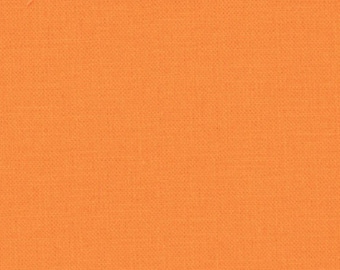 Solid Orange Fabric - Moda Bella Amelia Orange Fabric - Orange Quilting Fabric By The 1/2 Yard