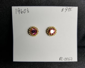 Pink Aurora Borealis Earrings