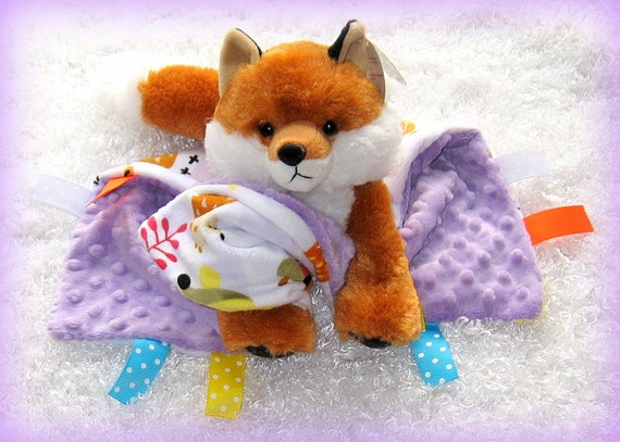 plush fox blanket