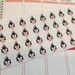 Disney Countdown Stickers