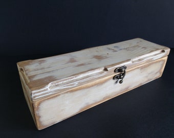 Vintage-style recycled wooden box