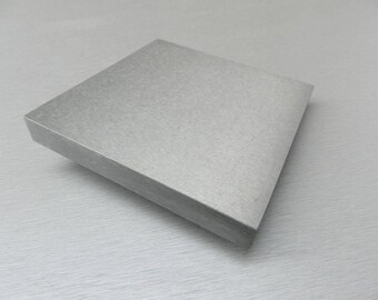 Steel Bench Block Jewelers Steel Block Hardened Metal Working Anvil 4" Square (2.3 FRE)