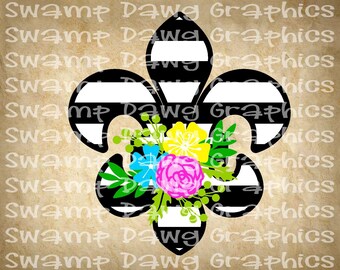 Fleur De Lis svg, silhouette, cricut, cut file, fleur de lis cut file, spring svg, digitial file, fleur de lis, floral, floral svg,vinyl,htv