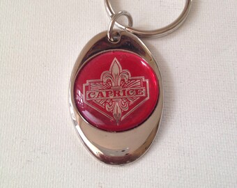 Chevrolet Caprice Keychain Chrome Plated Solid Metal Chevy Key Chain