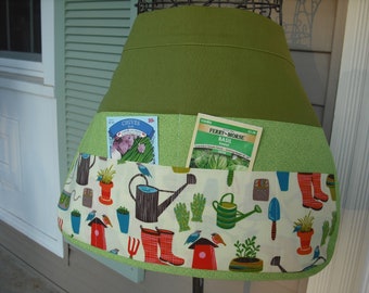 6-pocket Garden tool Spring Gardening Apron.