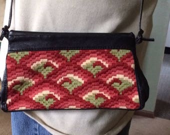 Bargello Needlepoint Crossbody/Shoulder Clutch (New Price)