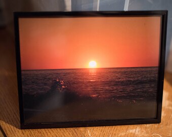 Framed Provincetown Sunset Photo
