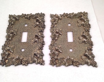 Wall Switch Cover Decorative Switch Plate Wall Plate Vintage Mid Century American Tack & HDWE