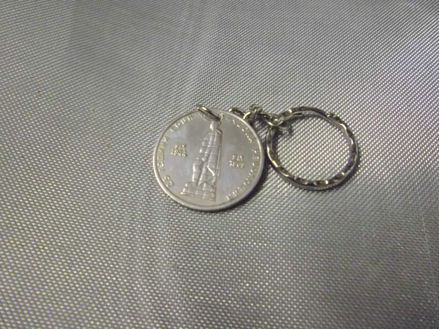 Greece 2 Aeba Coin 1969 Attached To A Keychain