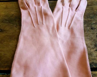 Pink vintage gloves, Vintage gloves for wedding/prom/costume