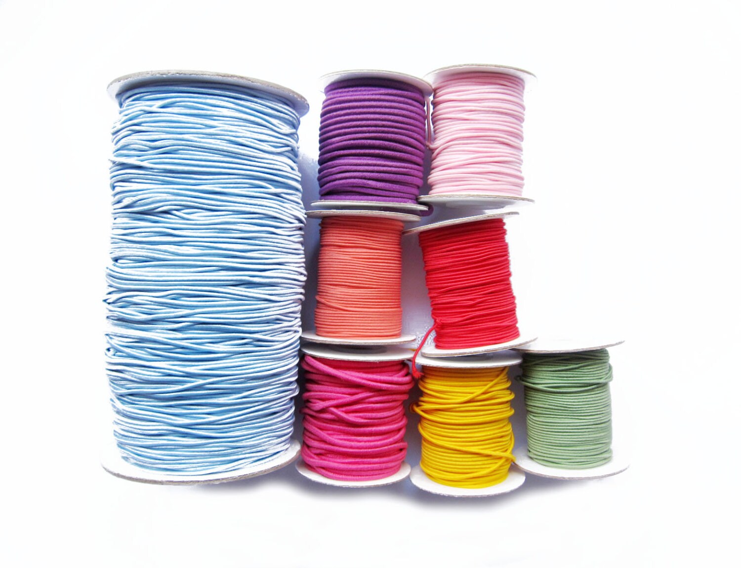 Elastic Cord 1.2mm Choose your own Color & Length from theheydayshop on ...