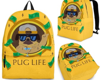 Yellow backpack -dog lover backpack/ backpack