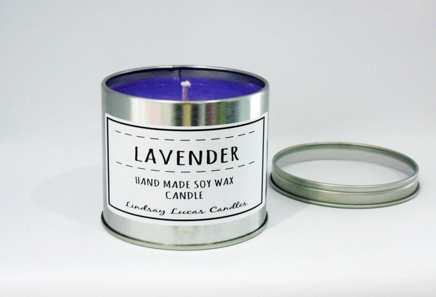 Lavender Candle Lavender Scented Candle Scented Candle Tin