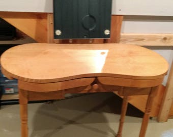 Vintage kidney shaped vanity table Local Pick up Only