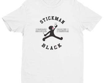 Stickman Black (Jordan Style) Short Sleeve T-shirt