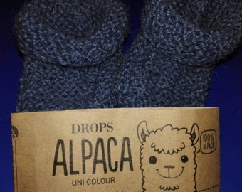 Scarpine neonato 100% alpaca