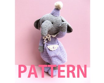 Amigurumi Crochet Pattern-Elephant