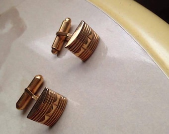 Vintage gold plated cufflinks