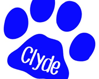 Dog Paw Decals
